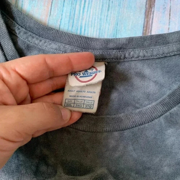 2005 David penfound gray skull delta pro weight tee - Picture 7 of 8